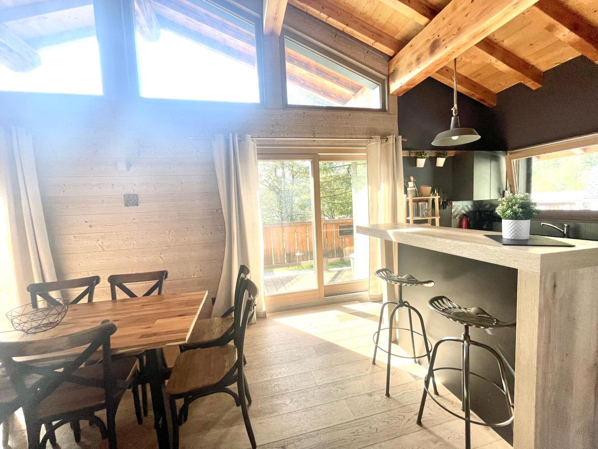 Chalet Le Petit Nicolas, Jacuzzi, Vue Mont Blanc 霞慕尼 外观 照片