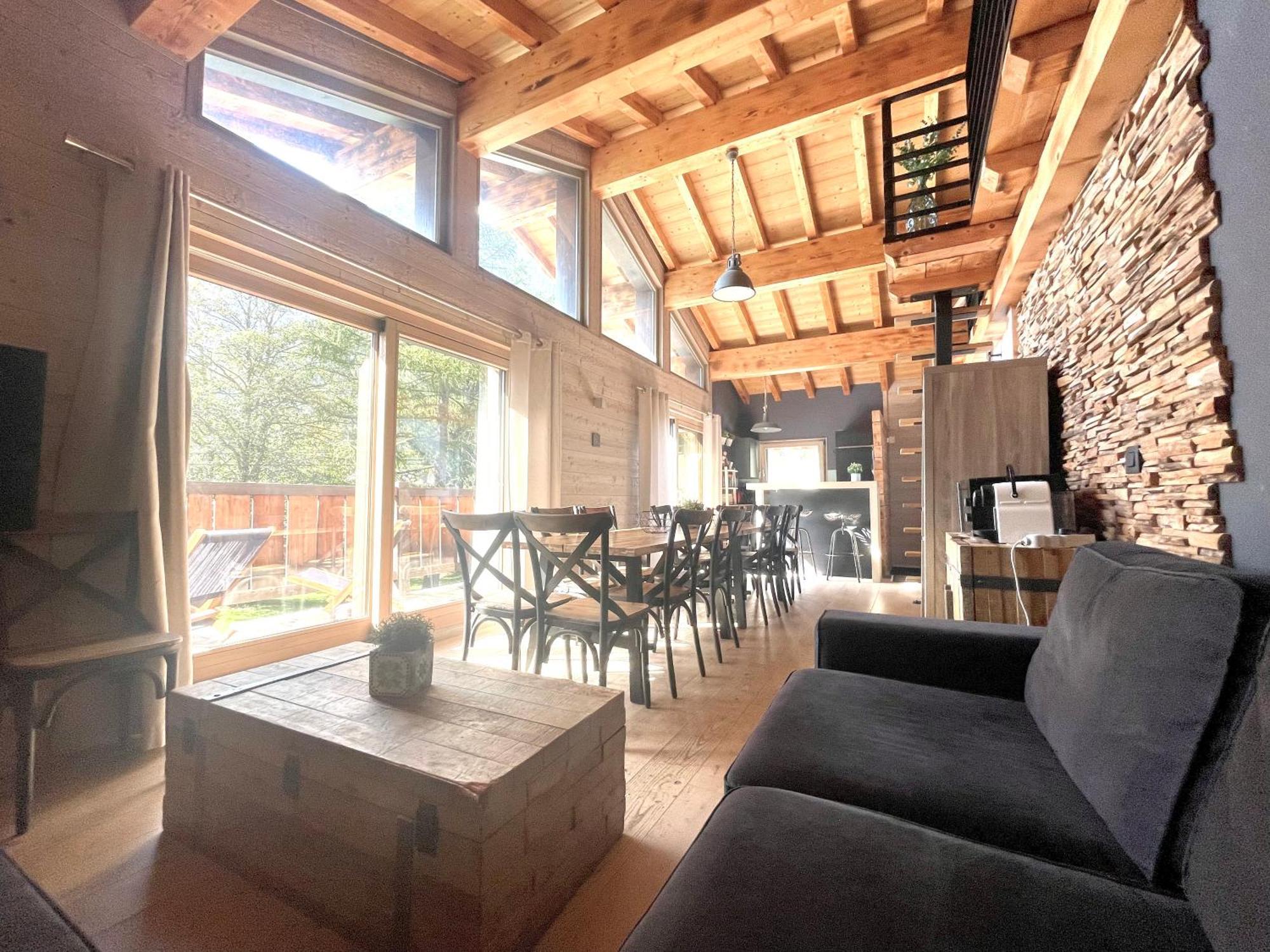 Chalet Le Petit Nicolas, Jacuzzi, Vue Mont Blanc 霞慕尼 外观 照片
