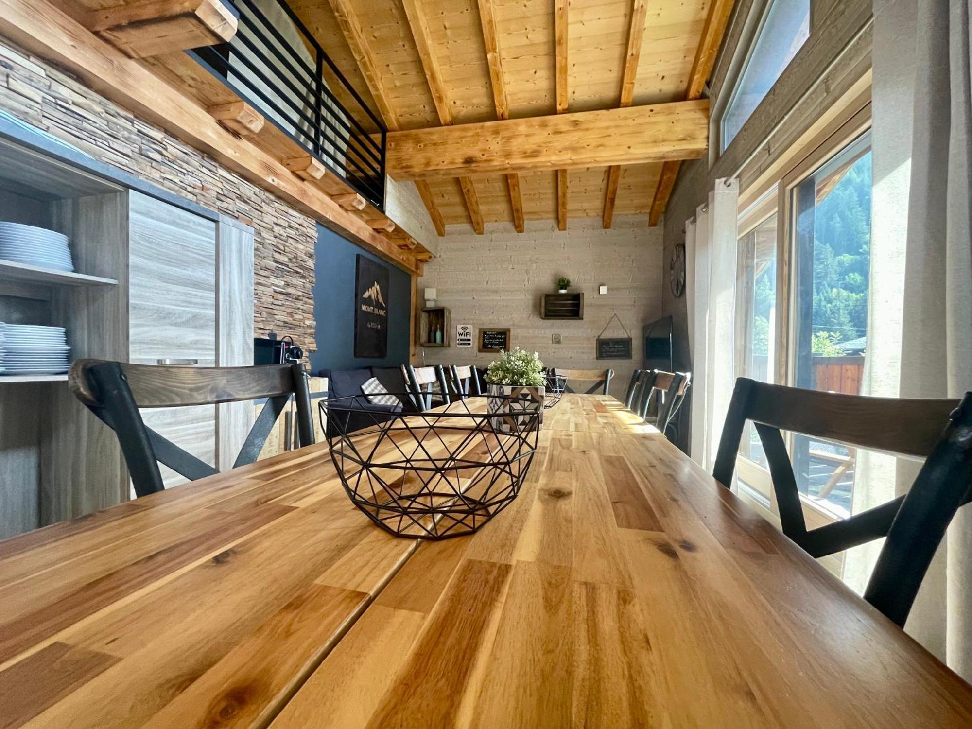 Chalet Le Petit Nicolas, Jacuzzi, Vue Mont Blanc 霞慕尼 外观 照片