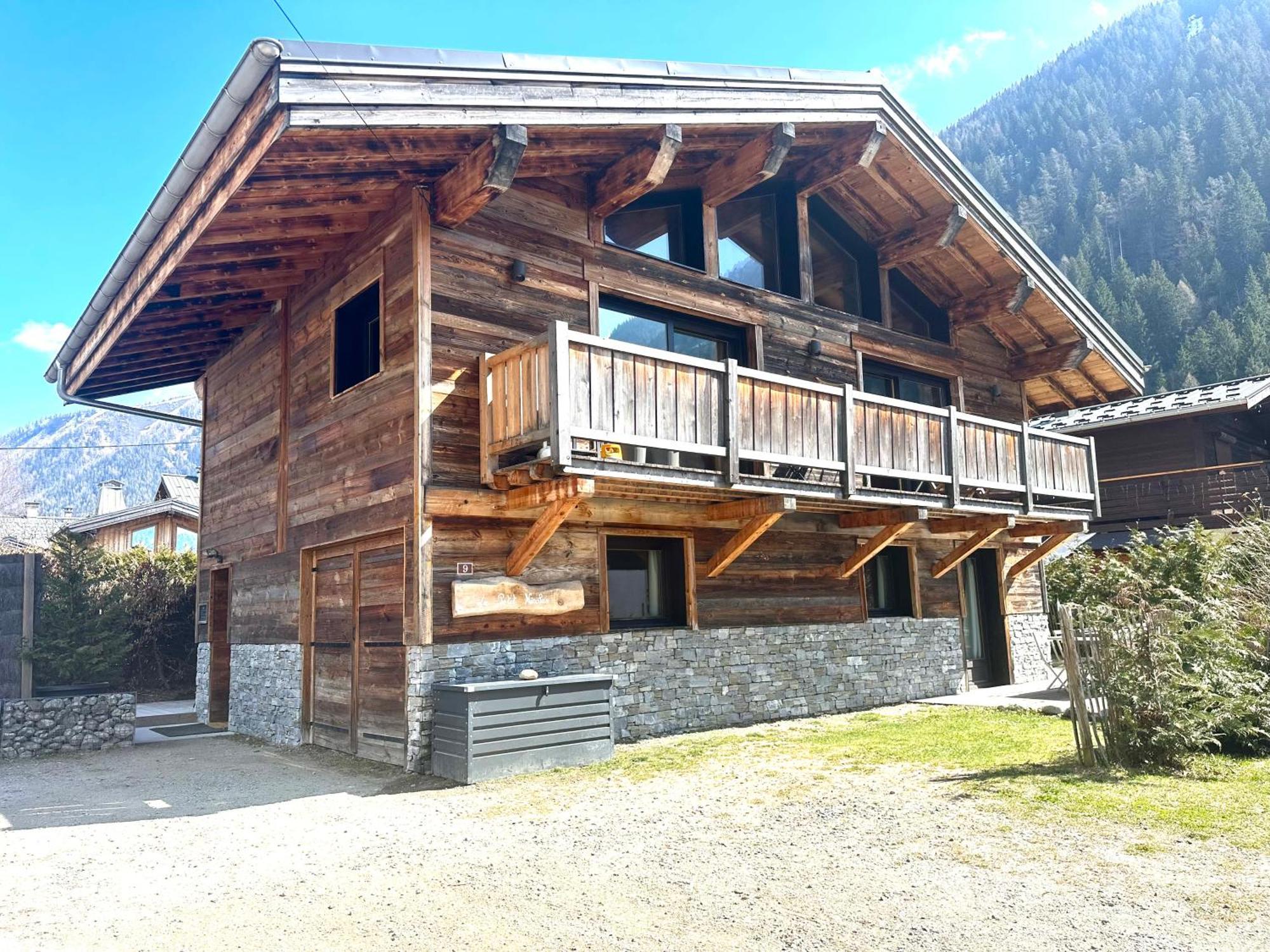 Chalet Le Petit Nicolas, Jacuzzi, Vue Mont Blanc 霞慕尼 外观 照片